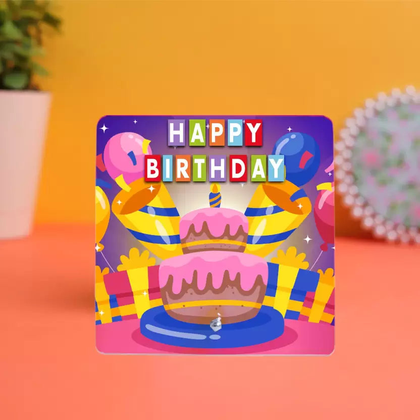 Happy Birthday Printed Table Top