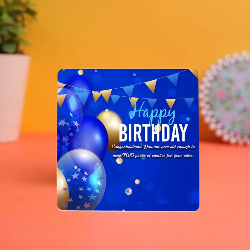 Happy Birthday Printed Table Top