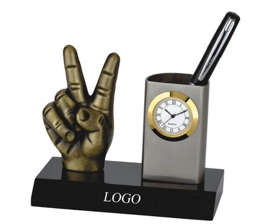 Victory hand pen holder