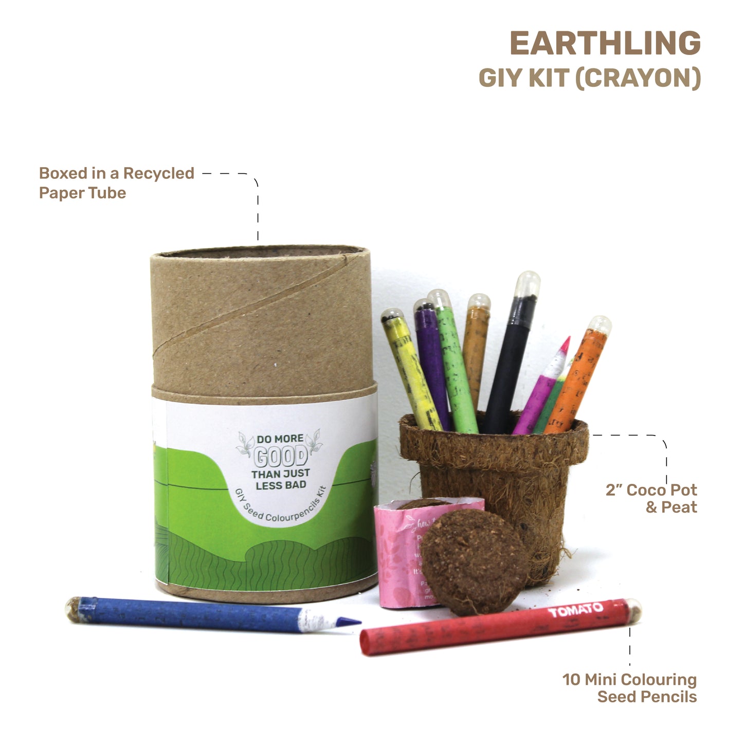 Earthling GIY kit (crayons)