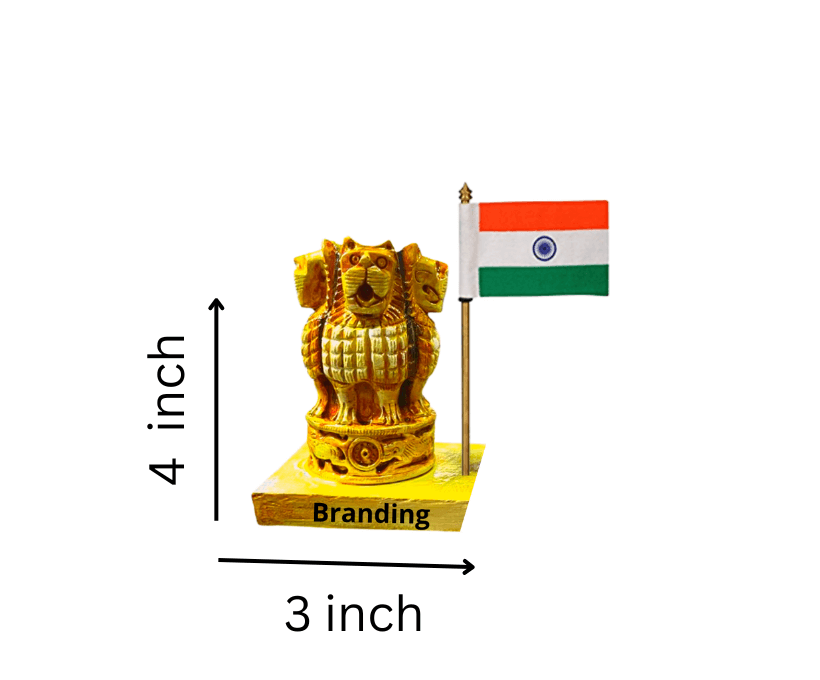 India Flag With Ashoka Pen Stand