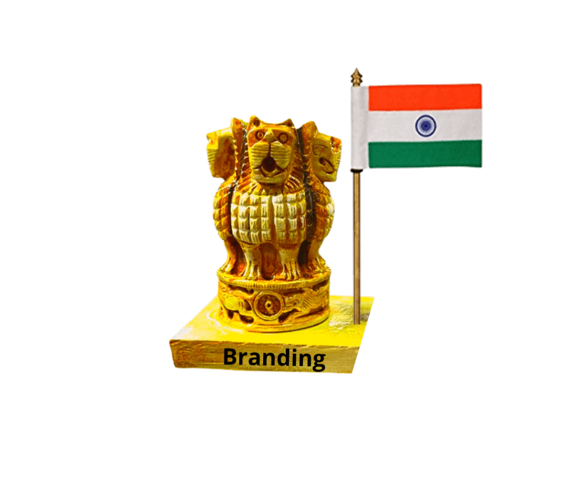 India Flag With Ashoka Pen Stand