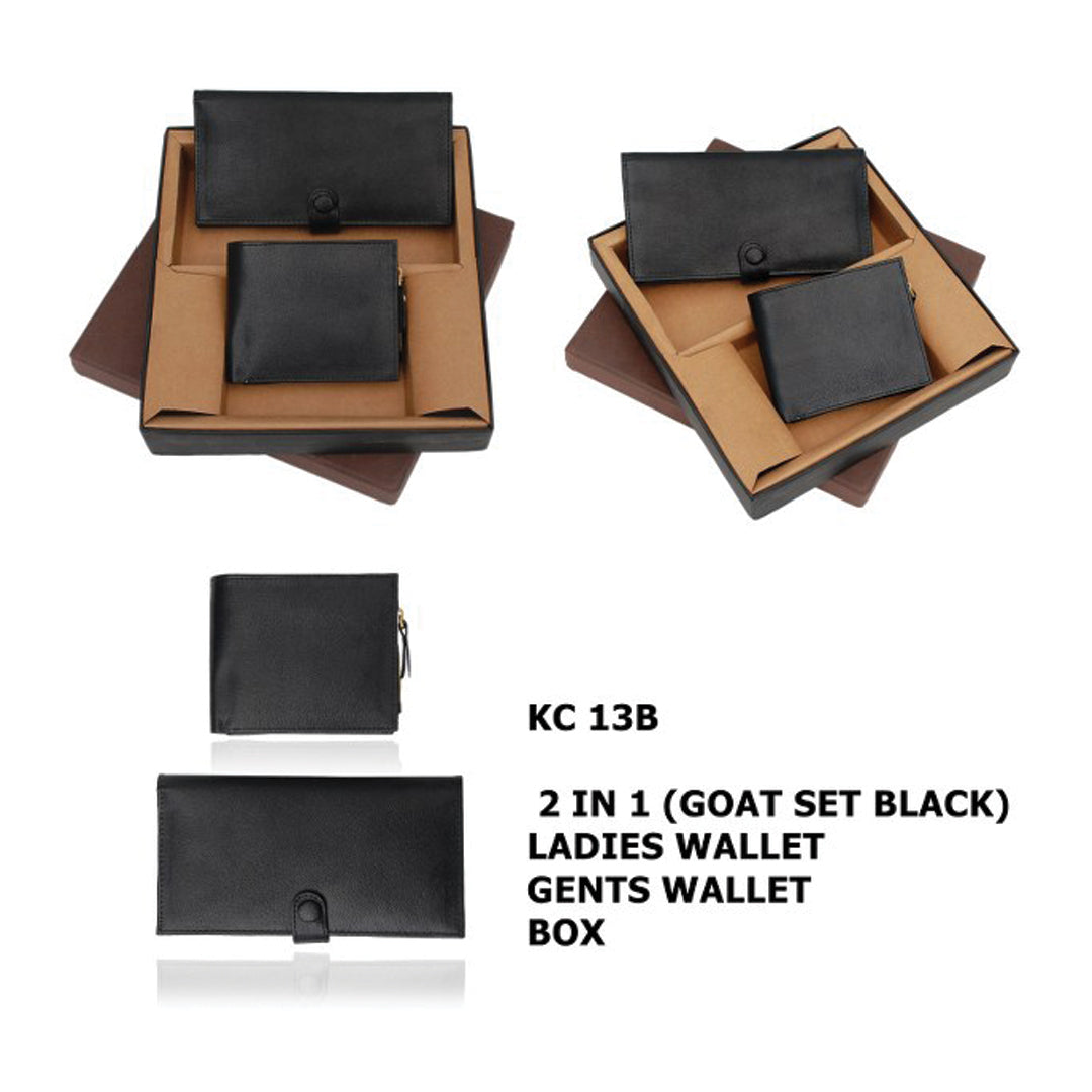Zhermack Leather Wallet For Men/Women, PU Leather Gents/Ladies Purse Round  Zip Black
